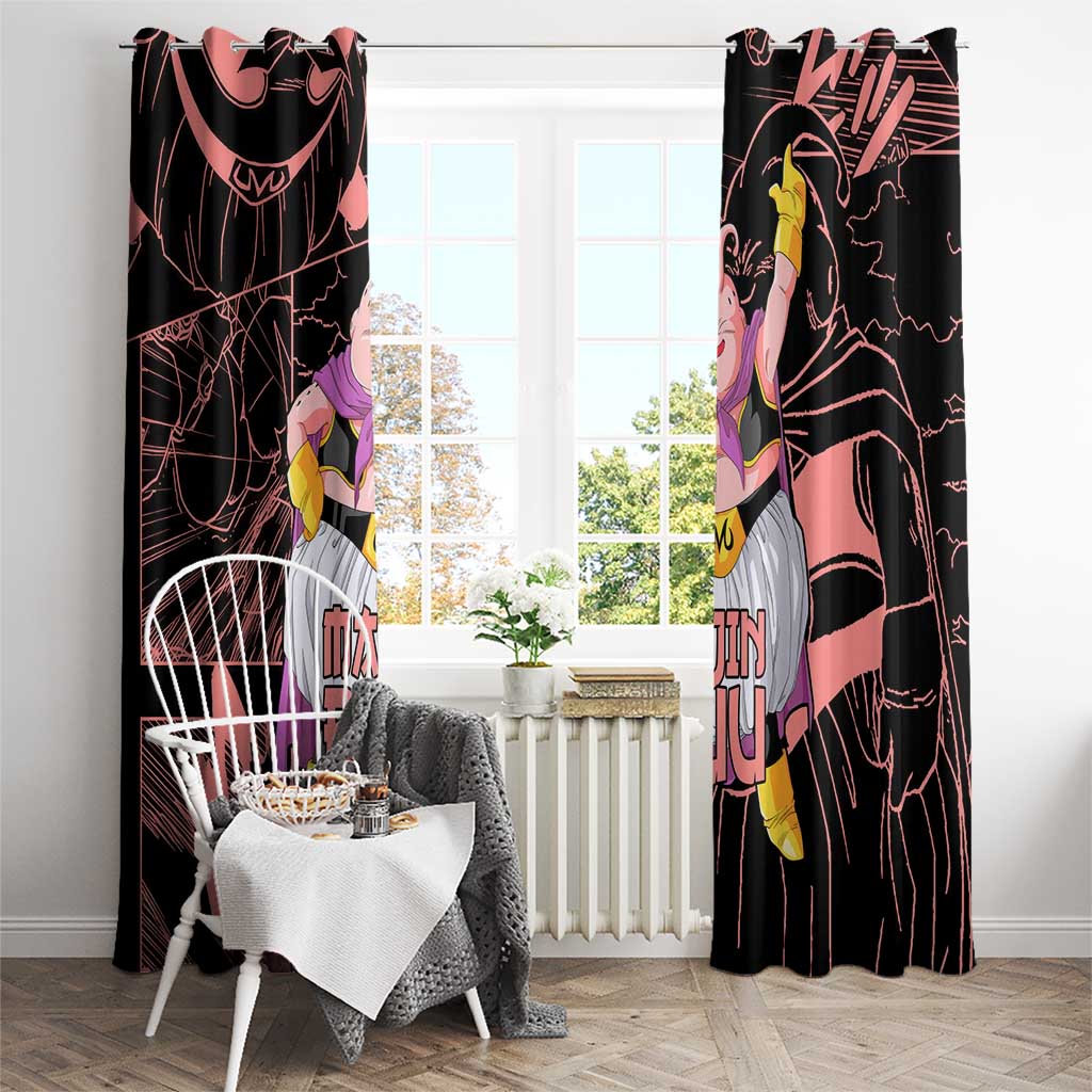 Majin Buu - Dragon Ball Window Curtain Anime Mix Manga Style