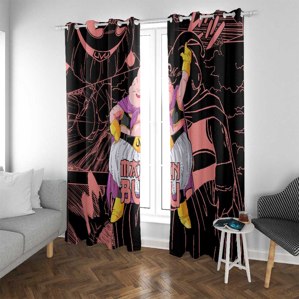 Majin Buu - Dragon Ball Window Curtain Anime Mix Manga Style