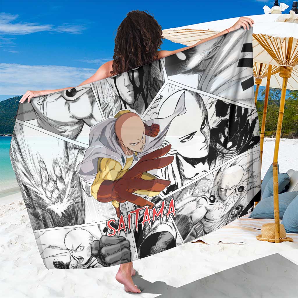Saitama - One Punch Man Sarong Anime Mix Manga Style