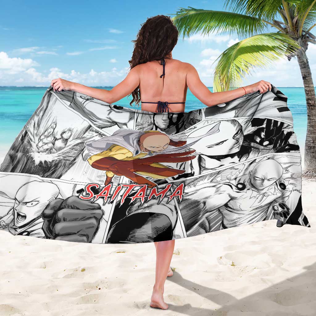 Saitama - One Punch Man Sarong Anime Mix Manga Style