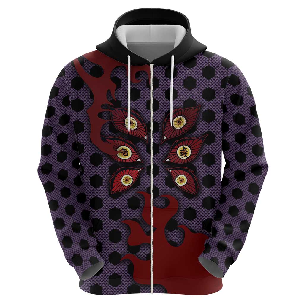 Kokushibou - Demon Slayer Hoodie Anime Style