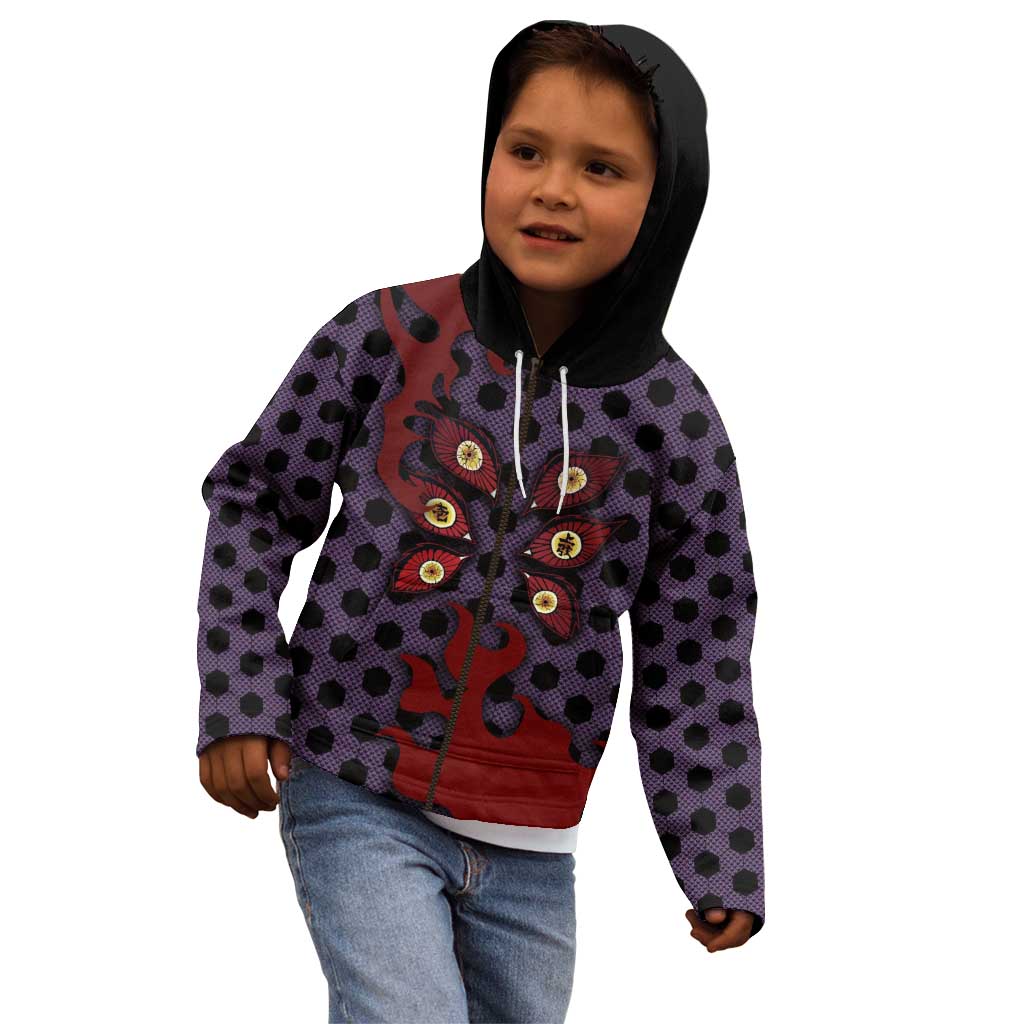 Kokushibou - Demon Slayer Kid Hoodie Anime Style