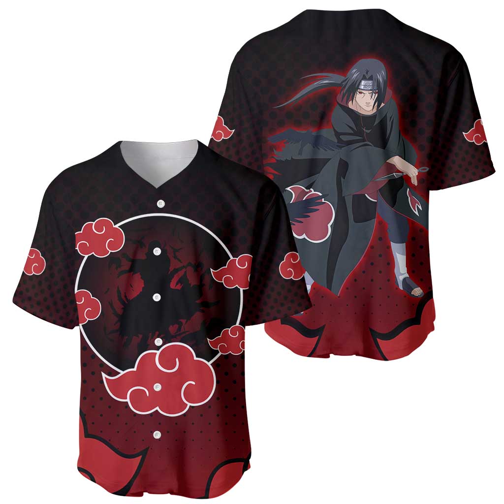 Akatsuki Itachi Uchiha - Naruto Baseball Jersey Anime Style