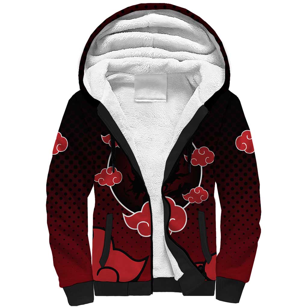 Akatsuki Itachi Uchiha - Naruto Sherpa Hoodie Anime Style