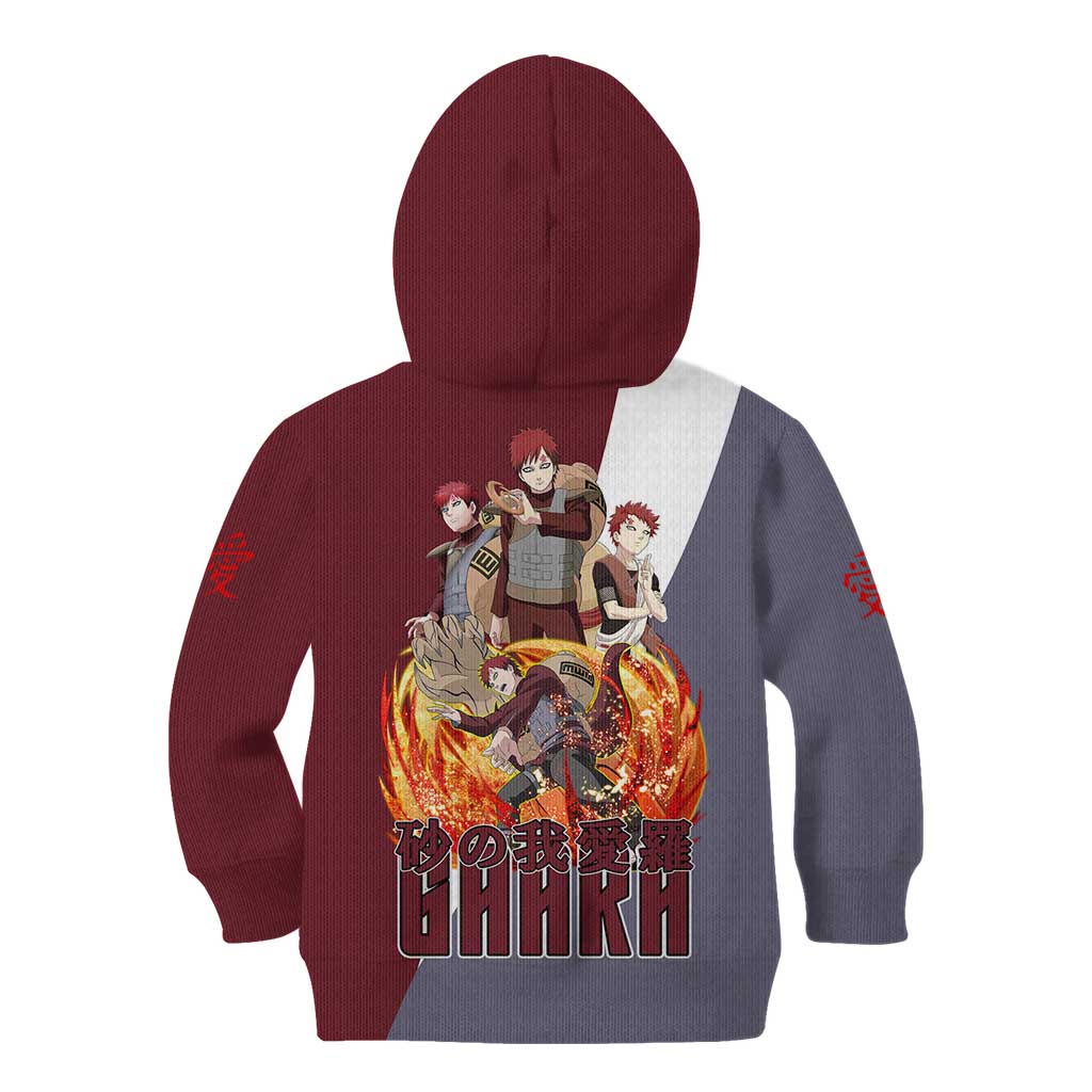 Gaara - Naruto Kid Hoodie Anime Style