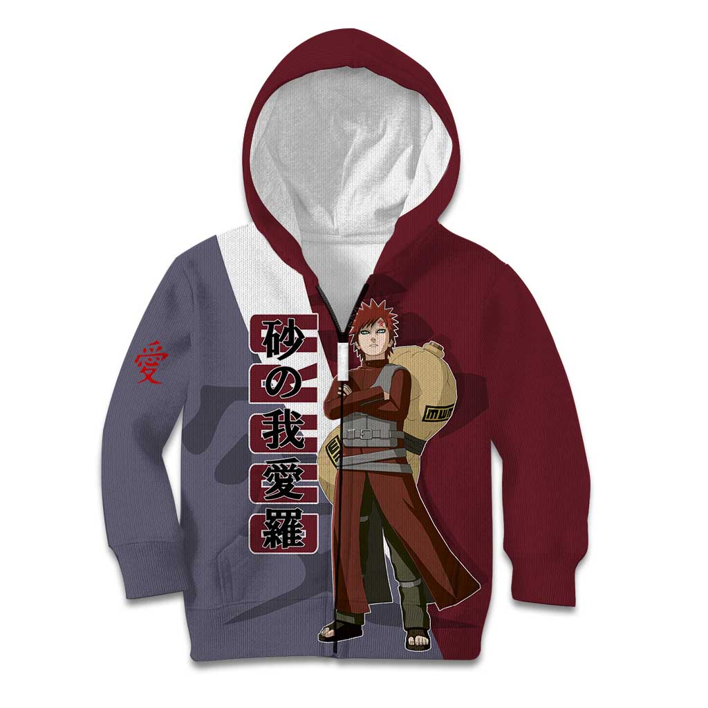 Gaara - Naruto Kid Hoodie Anime Style