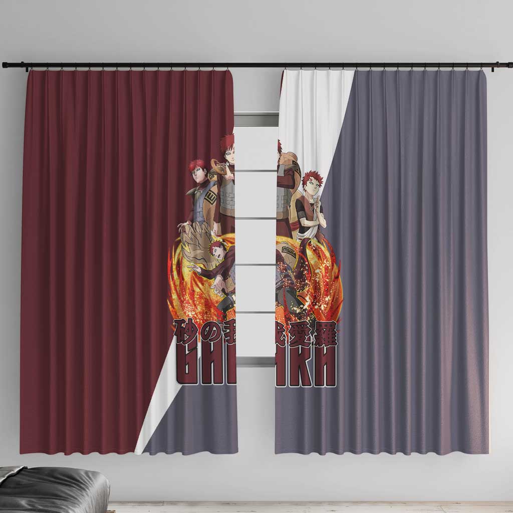 Gaara - Naruto Window Curtain Anime Style