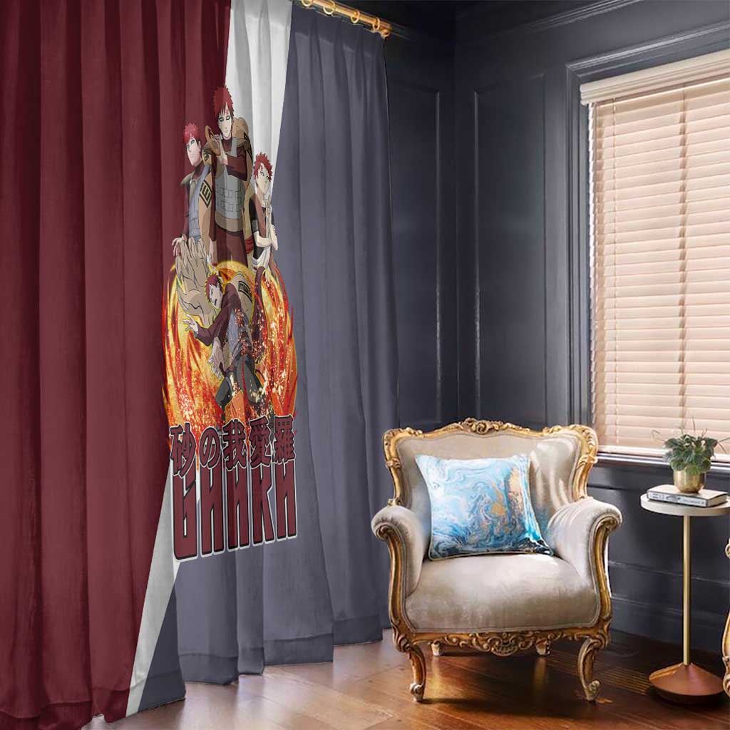 Gaara - Naruto Window Curtain Anime Style