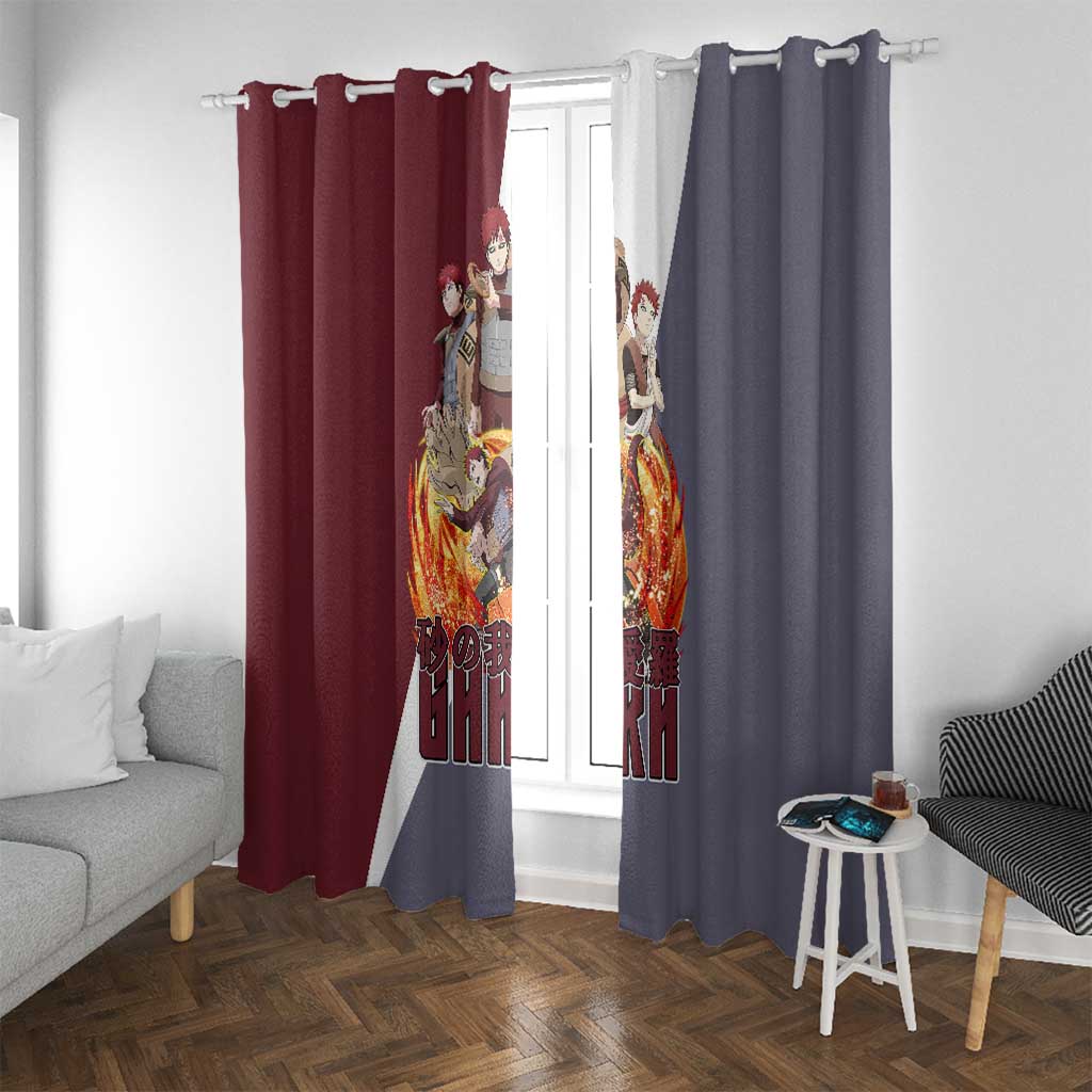 Gaara - Naruto Window Curtain Anime Style