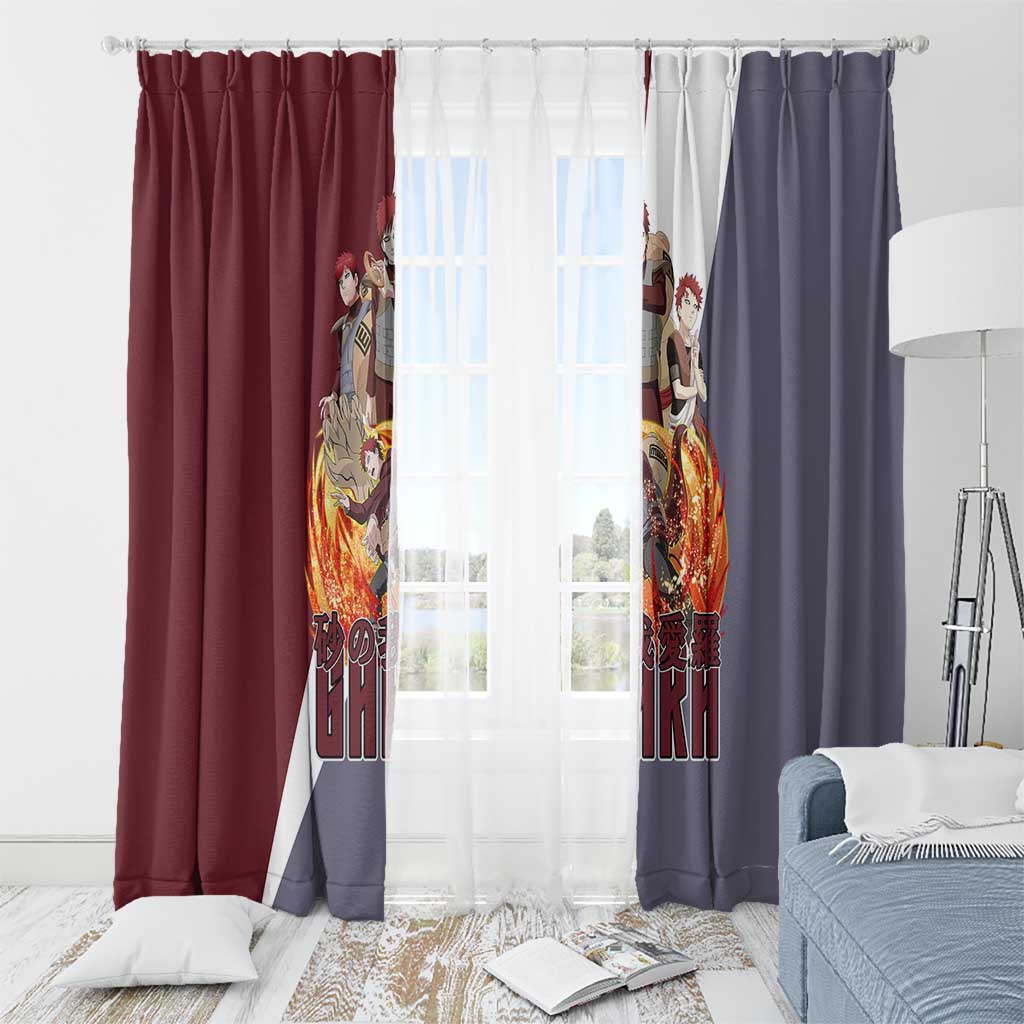 Gaara - Naruto Window Curtain Anime Style