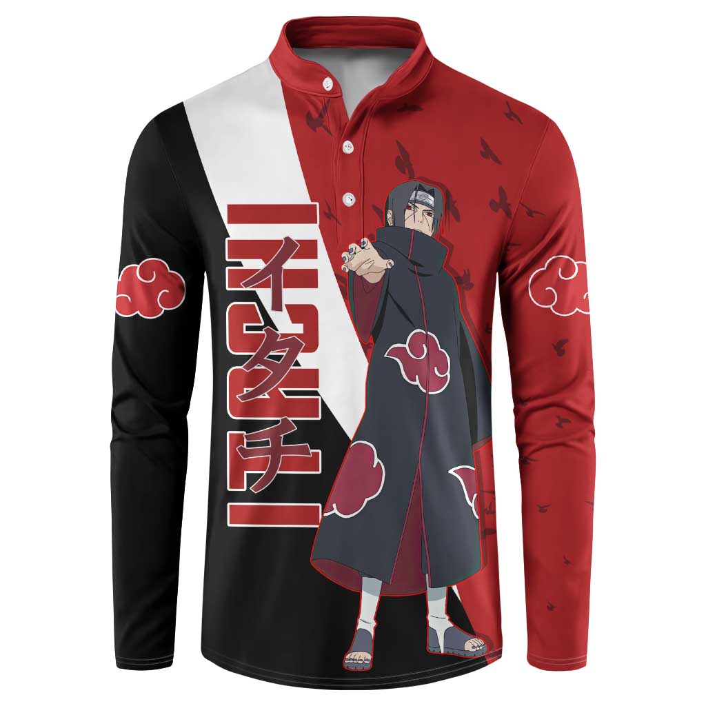 Uchiha Itachi - Naruto Button Sweatshirt Anime Style