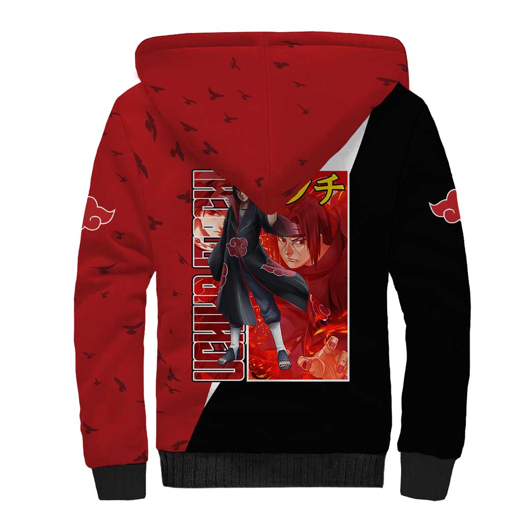 Uchiha Itachi - Naruto Sherpa Hoodie Anime Style
