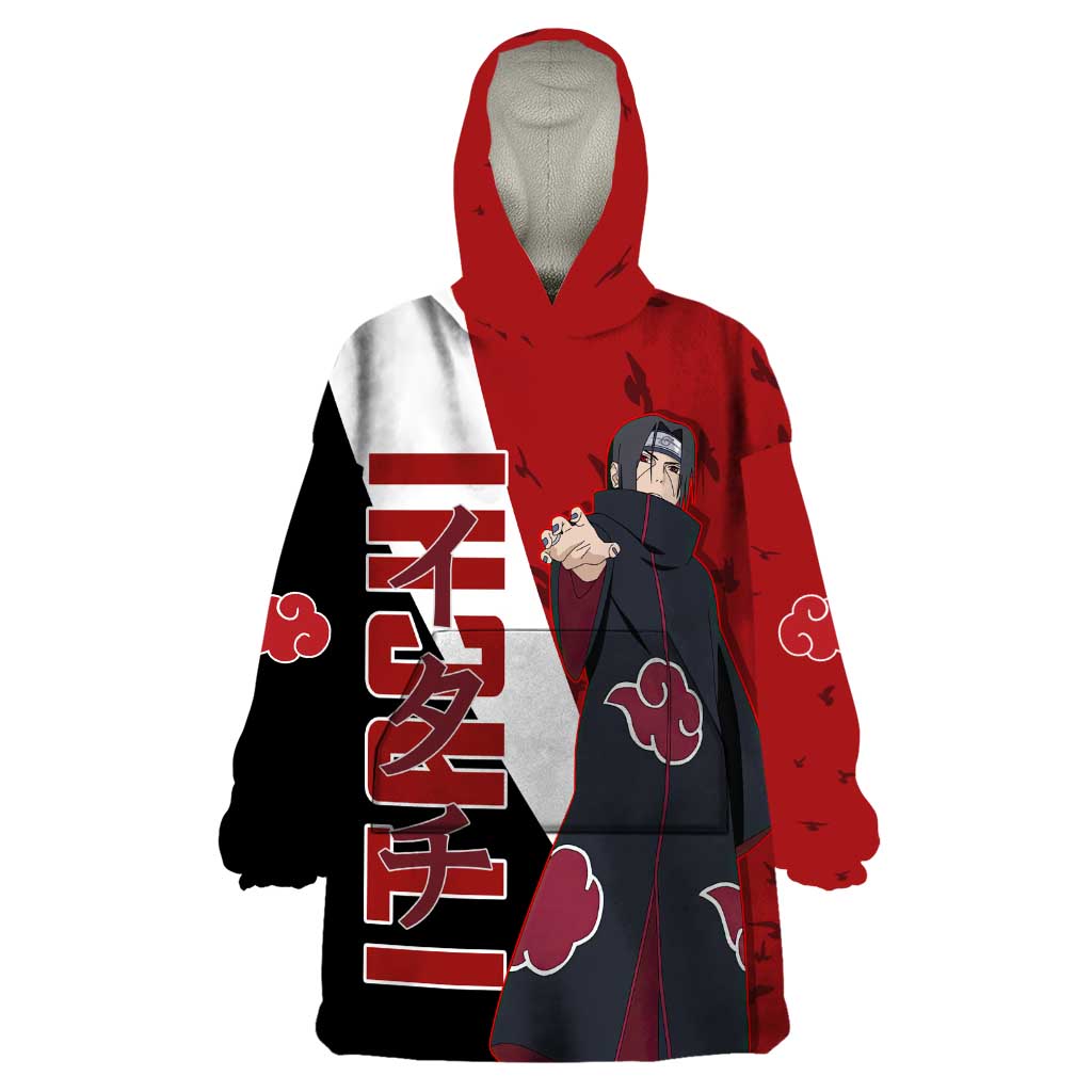 Uchiha Itachi - Naruto Wearable Blanket Hoodie Anime Style