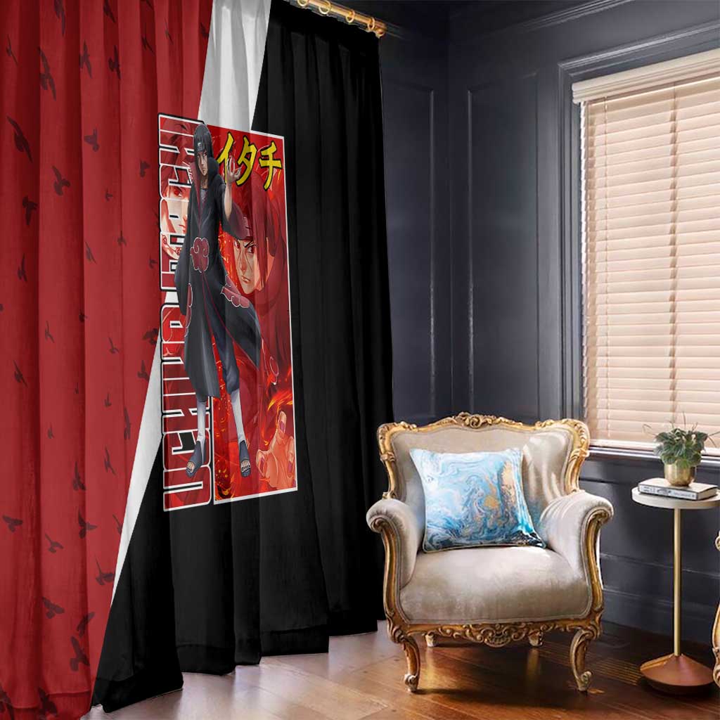 Uchiha Itachi - Naruto Window Curtain Anime Style