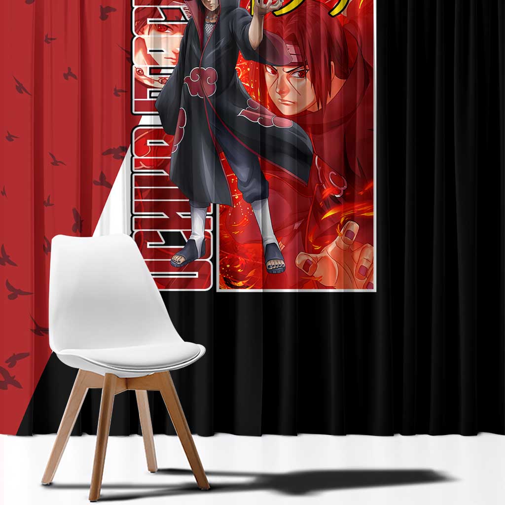Uchiha Itachi - Naruto Window Curtain Anime Style
