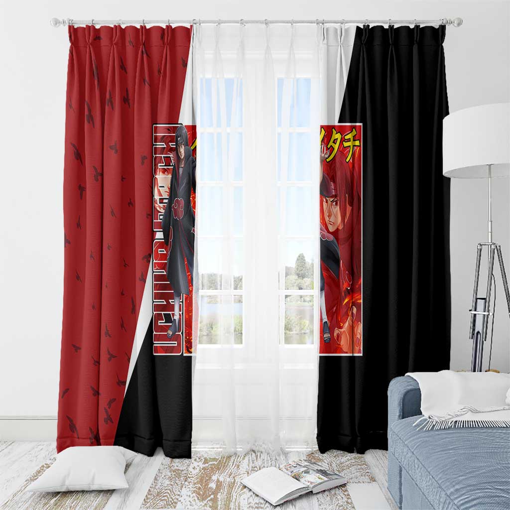 Uchiha Itachi - Naruto Window Curtain Anime Style