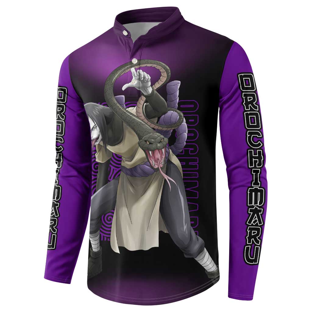 Orochimaru - Naruto Button Sweatshirt Anime Style