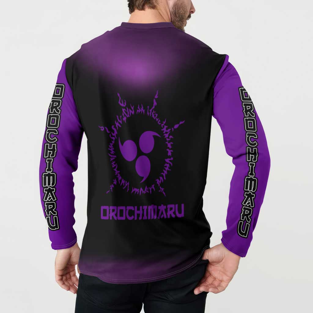 Orochimaru - Naruto Button Sweatshirt Anime Style