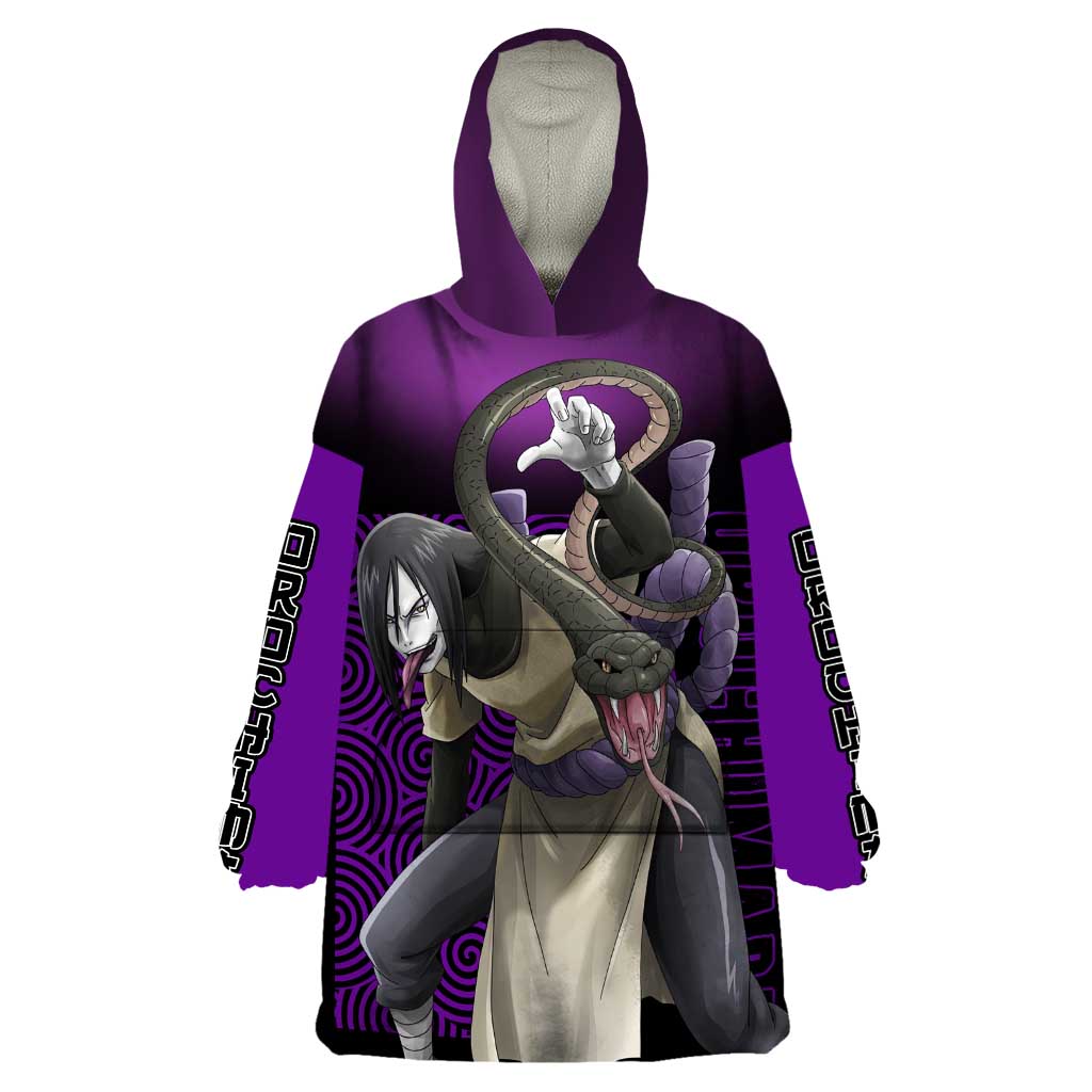 Orochimaru - Naruto Wearable Blanket Hoodie Anime Style