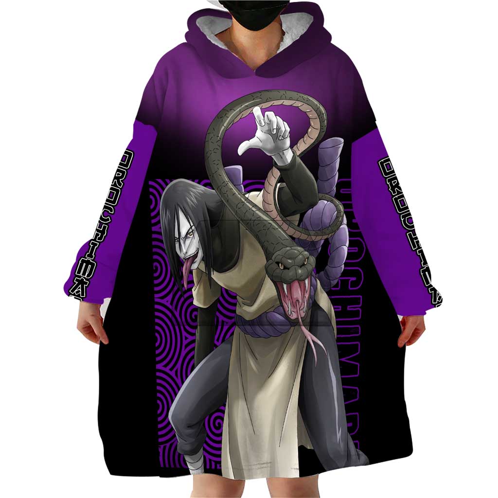 Orochimaru - Naruto Wearable Blanket Hoodie Anime Style