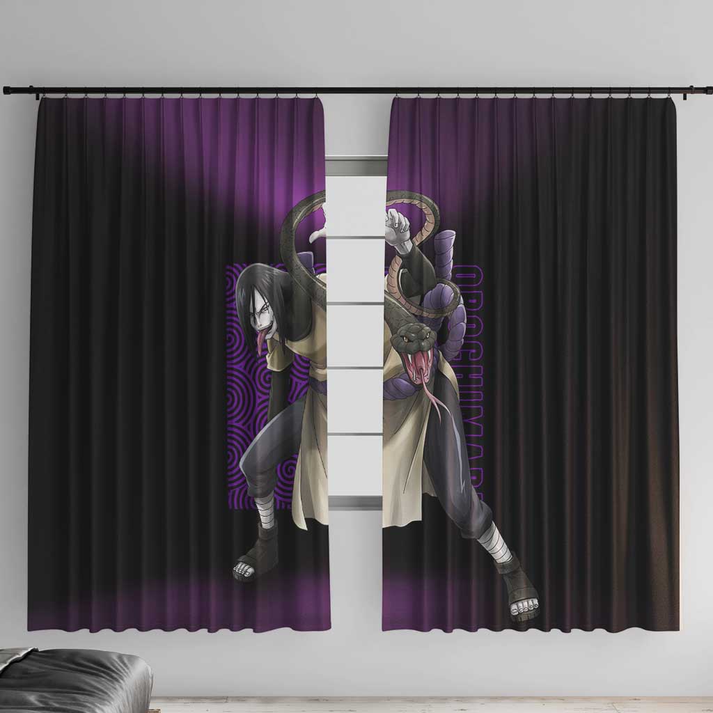 Orochimaru - Naruto Window Curtain Anime Style