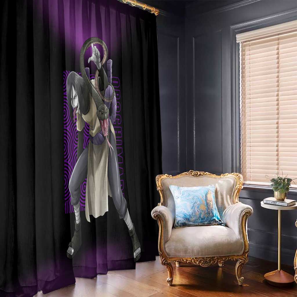 Orochimaru - Naruto Window Curtain Anime Style