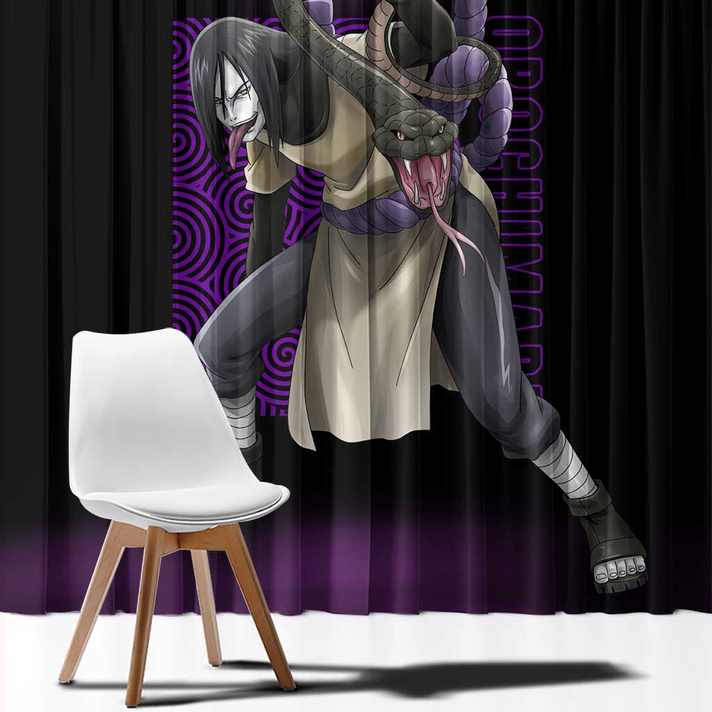 Orochimaru - Naruto Window Curtain Anime Style