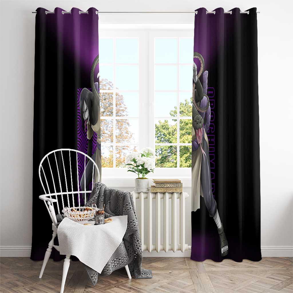 Orochimaru - Naruto Window Curtain Anime Style