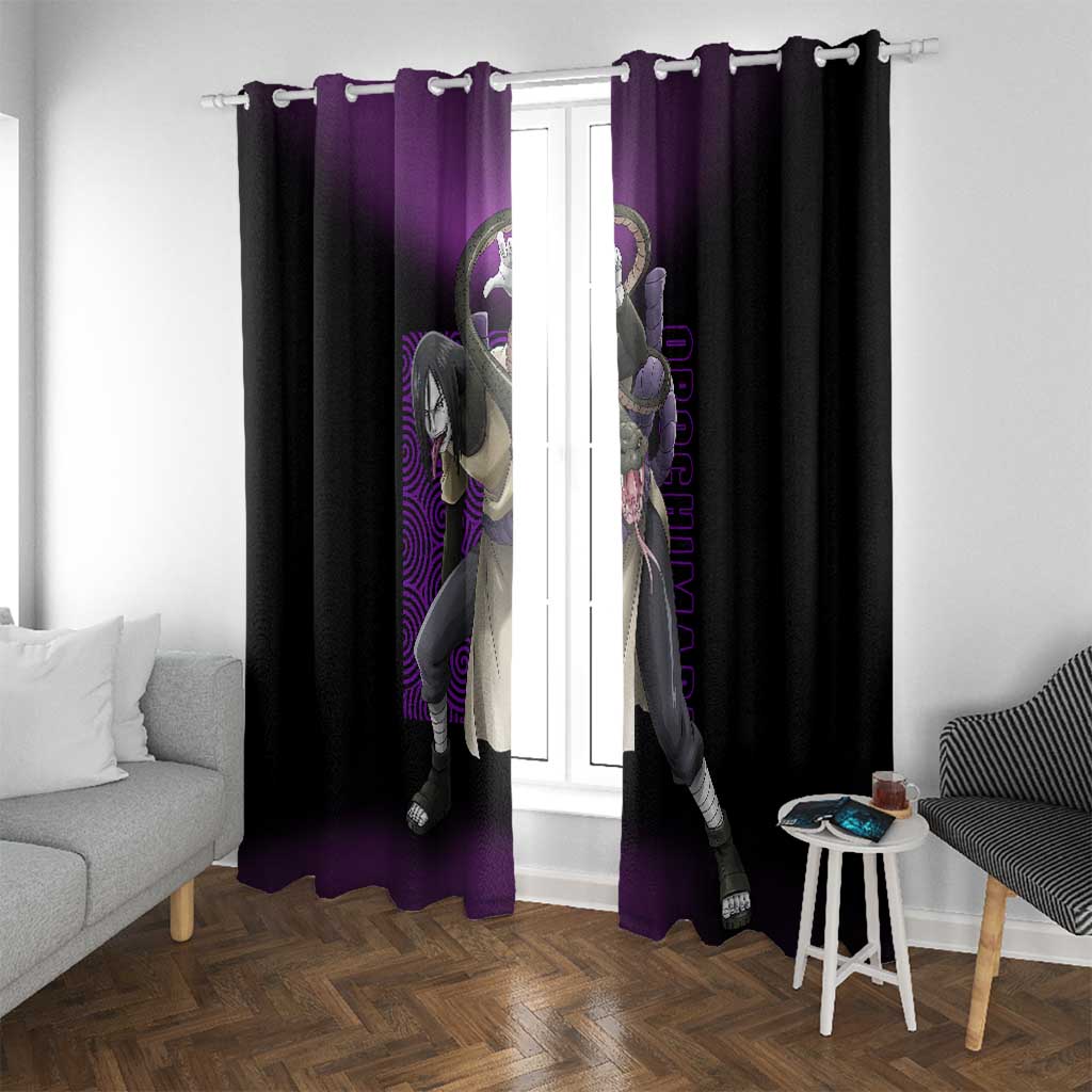 Orochimaru - Naruto Window Curtain Anime Style