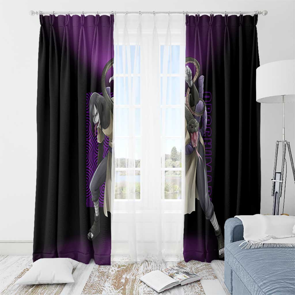 Orochimaru - Naruto Window Curtain Anime Style