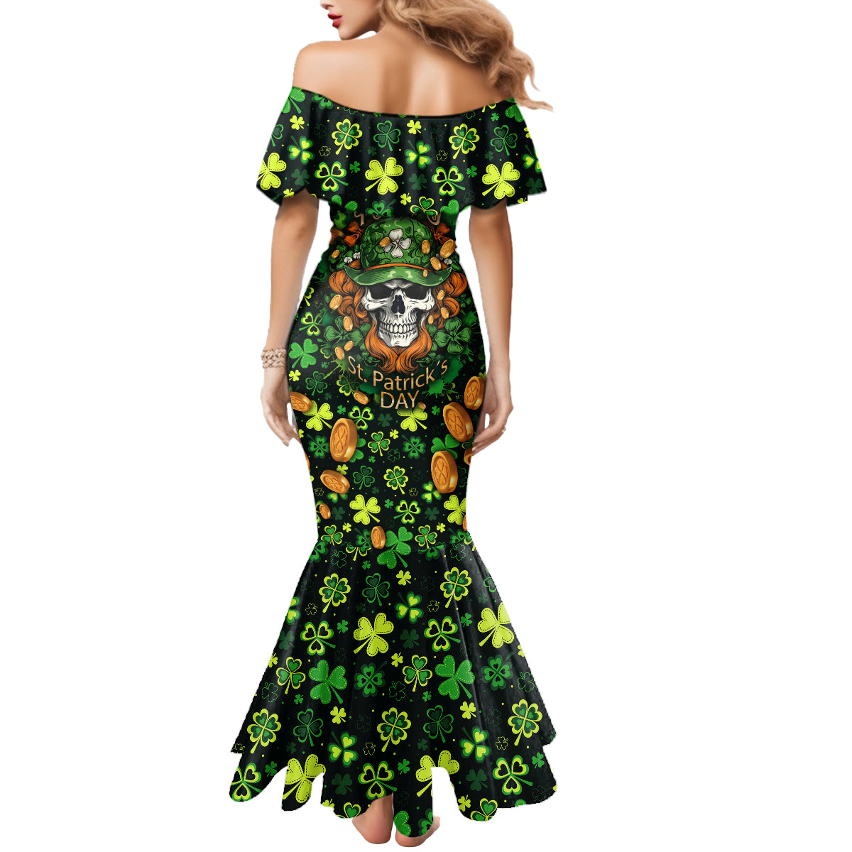 happy-st-patricks-day-skull-mermaid-dress
