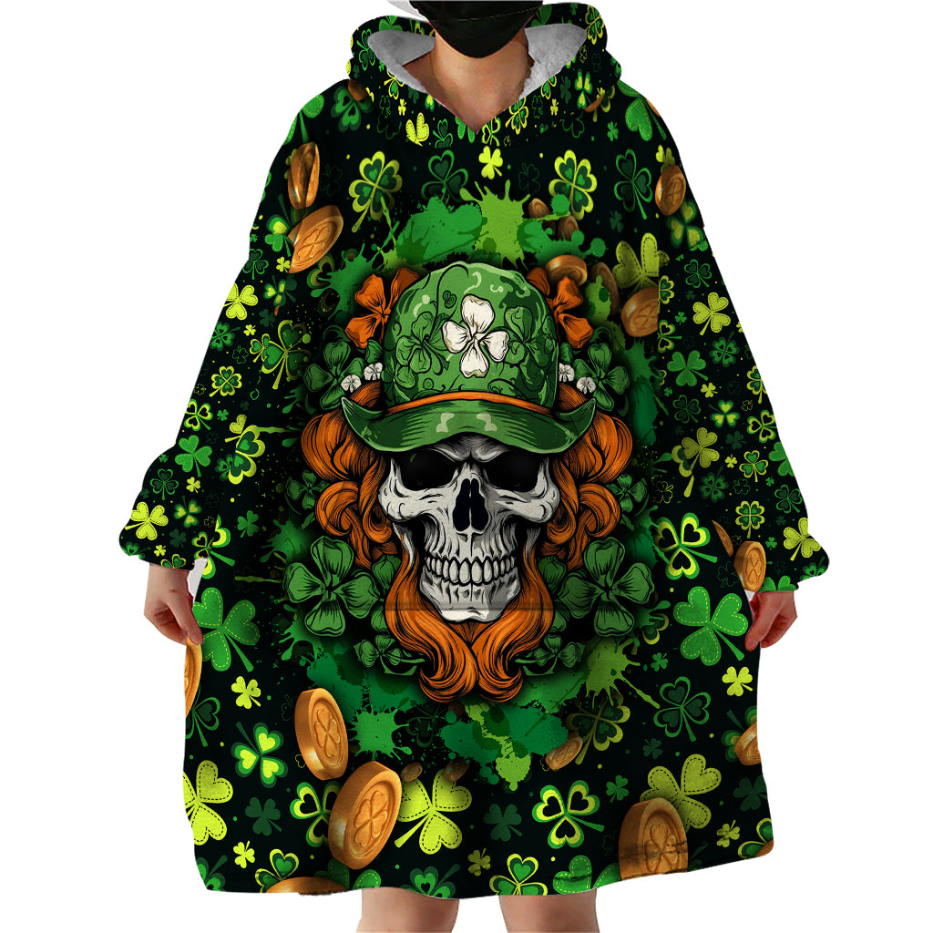 happy-st-patricks-day-skull-wearable-blanket-hoodie