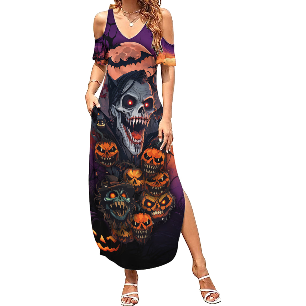 halloween-skull-summer-maxi-dress-hello-darkness-my-old-friend