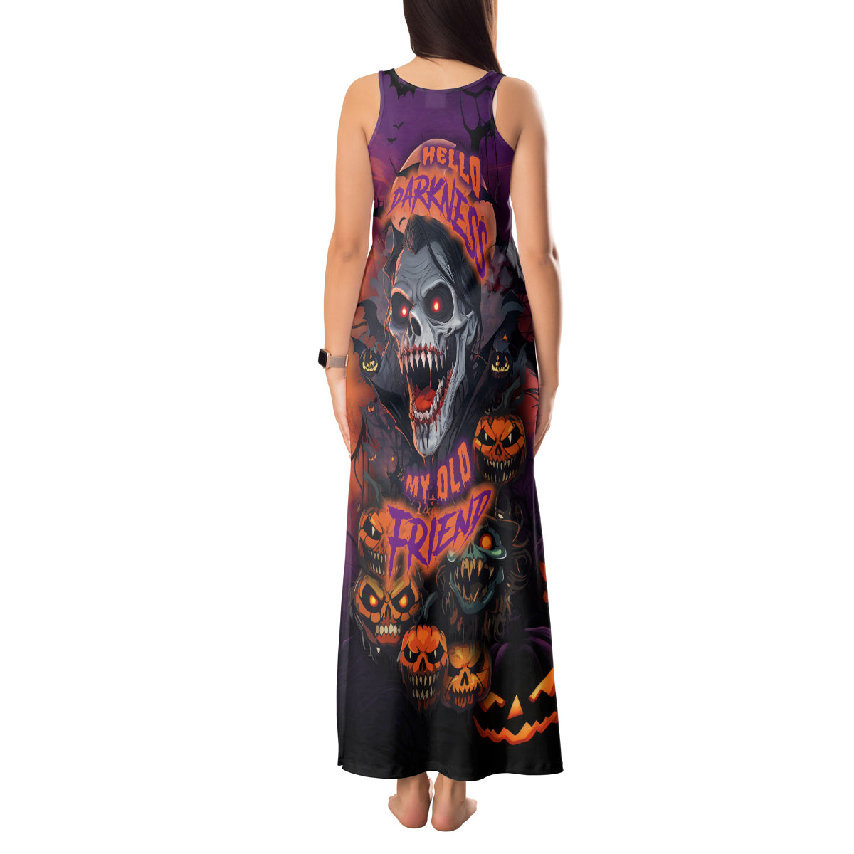 halloween-skull-tank-maxi-dress-hello-darkness-my-old-friend