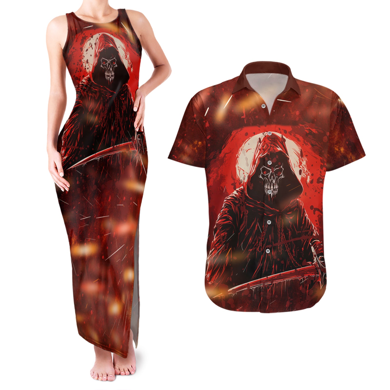 you-inspire-my-inner-serial-killer-couples-matching-tank-maxi-dress-and-hawaiian-shirt