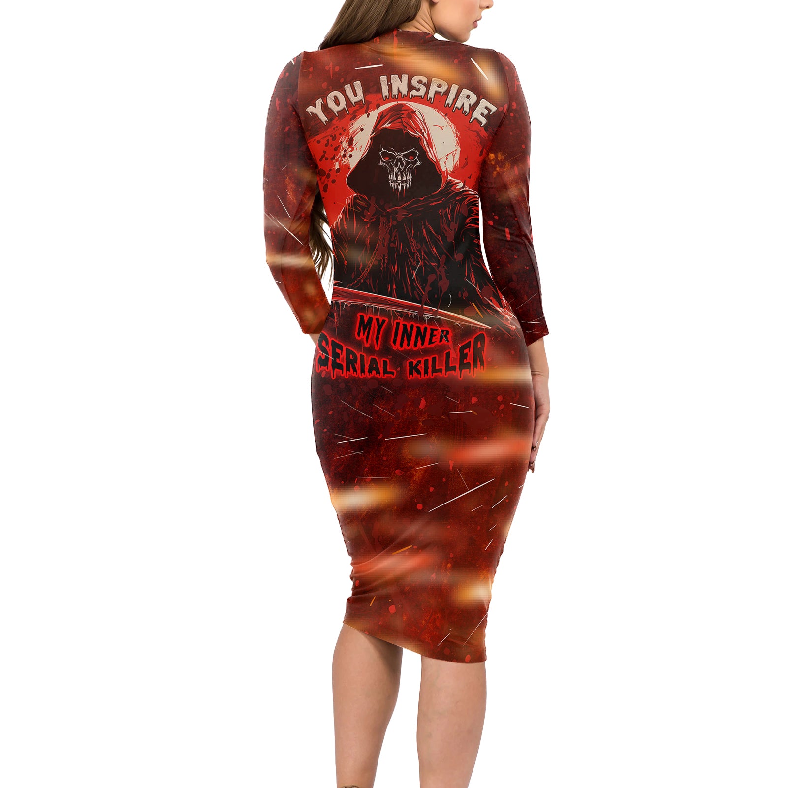 you-inspire-my-inner-serial-killer-long-sleeve-bodycon-dress
