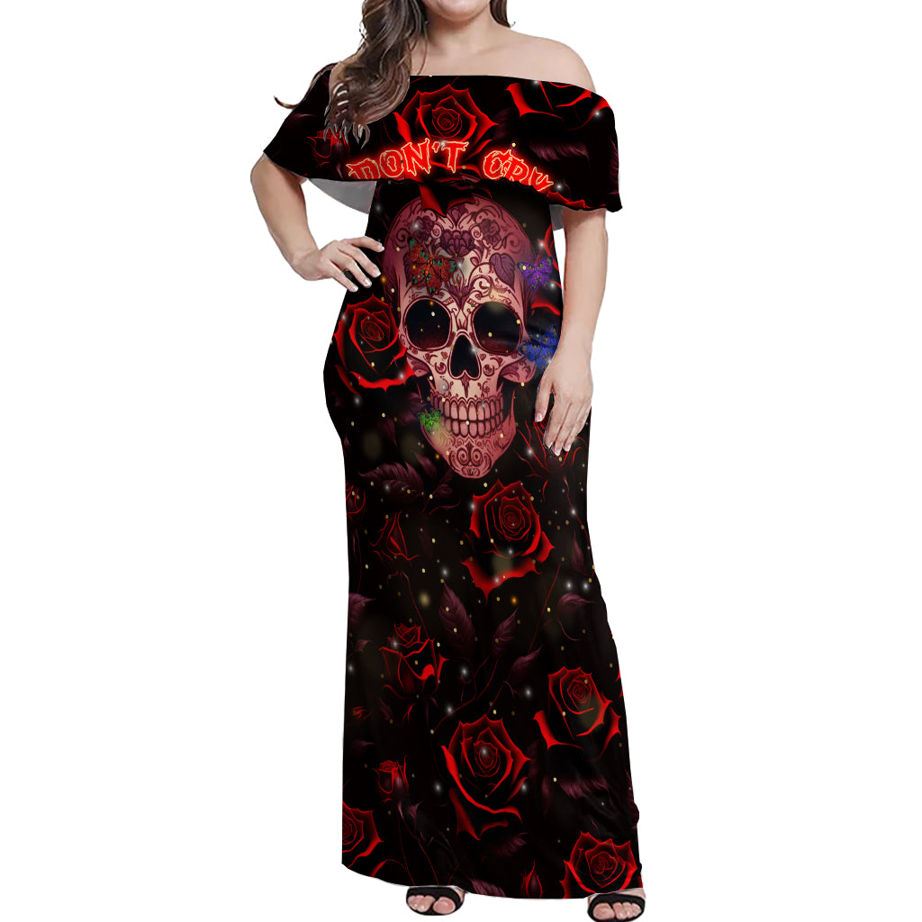 dont-cry-skull-off-shoulder-maxi-dress