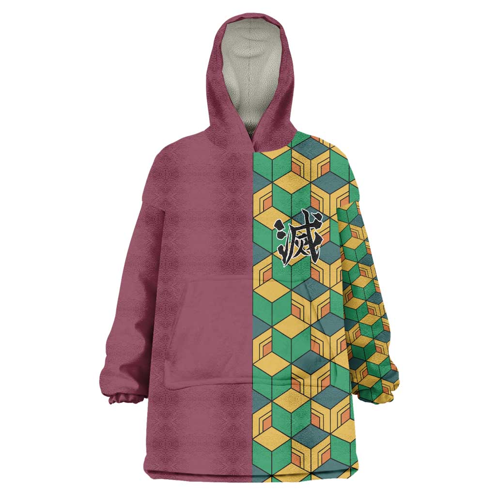 Tomioka Giyu Haori Demon Slayer Wearable Blanket Hoodie Anime Style