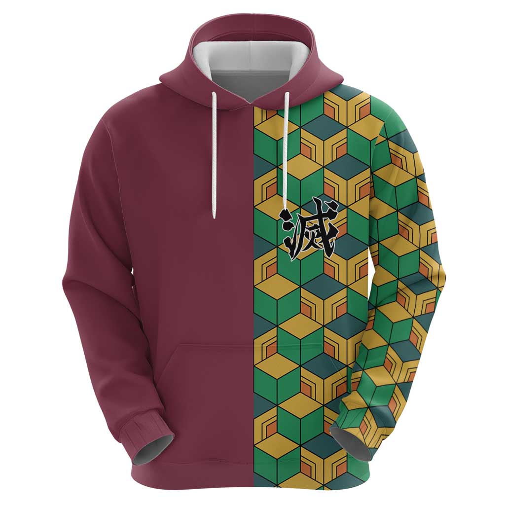 Tomioka Giyu Haori Demon Slayer Zip Hoodie Anime Style