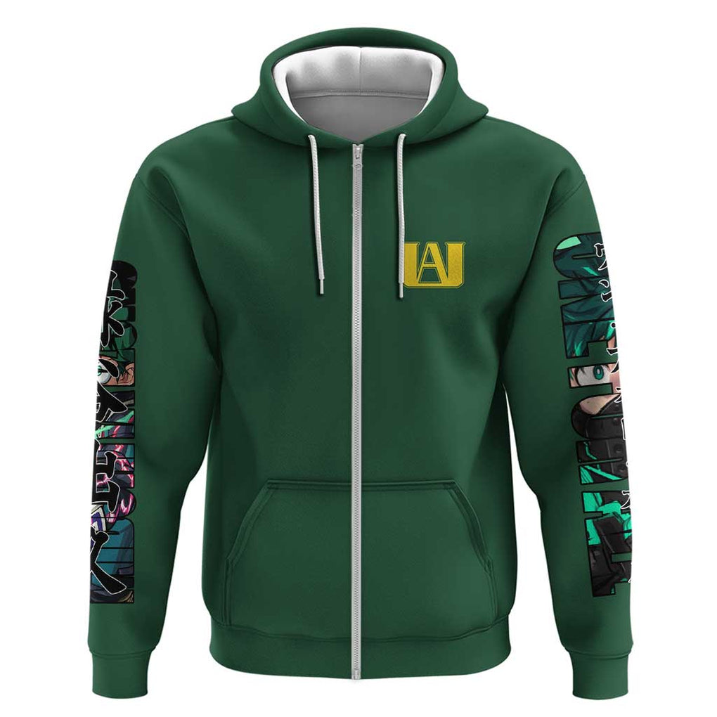 Midoriya Izuku My Hero Academia Hoodie Anime Style