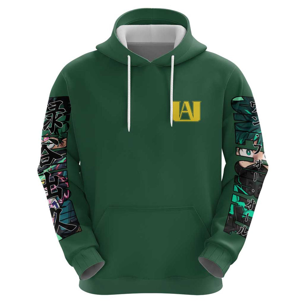 Midoriya Izuku My Hero Academia Hoodie Anime Style