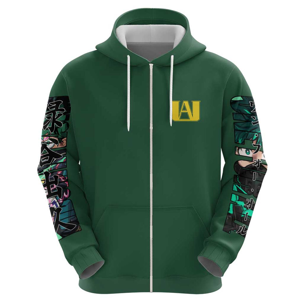 Midoriya Izuku My Hero Academia Hoodie Anime Style