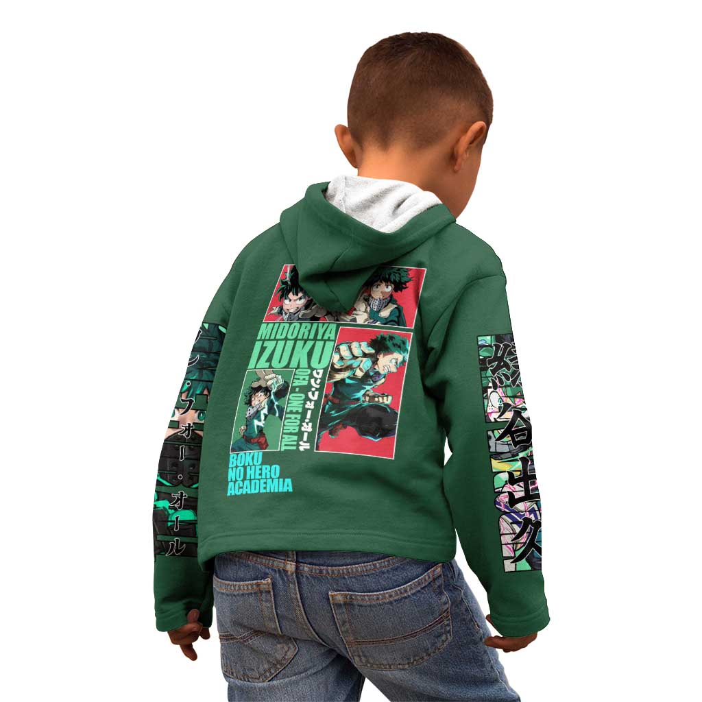 Midoriya Izuku My Hero Academia Kid Hoodie Anime Style