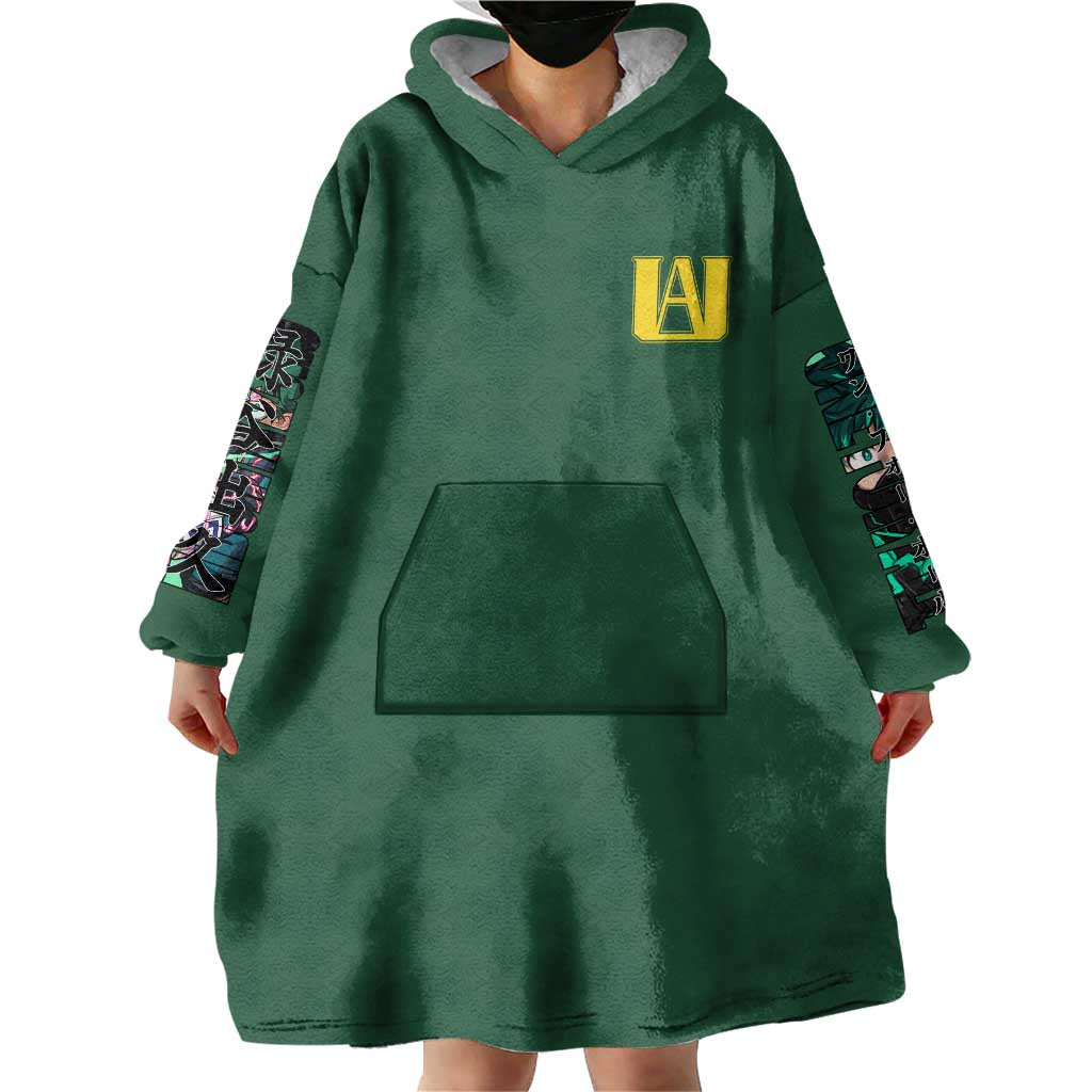 Midoriya Izuku My Hero Academia Wearable Blanket Hoodie Anime Style