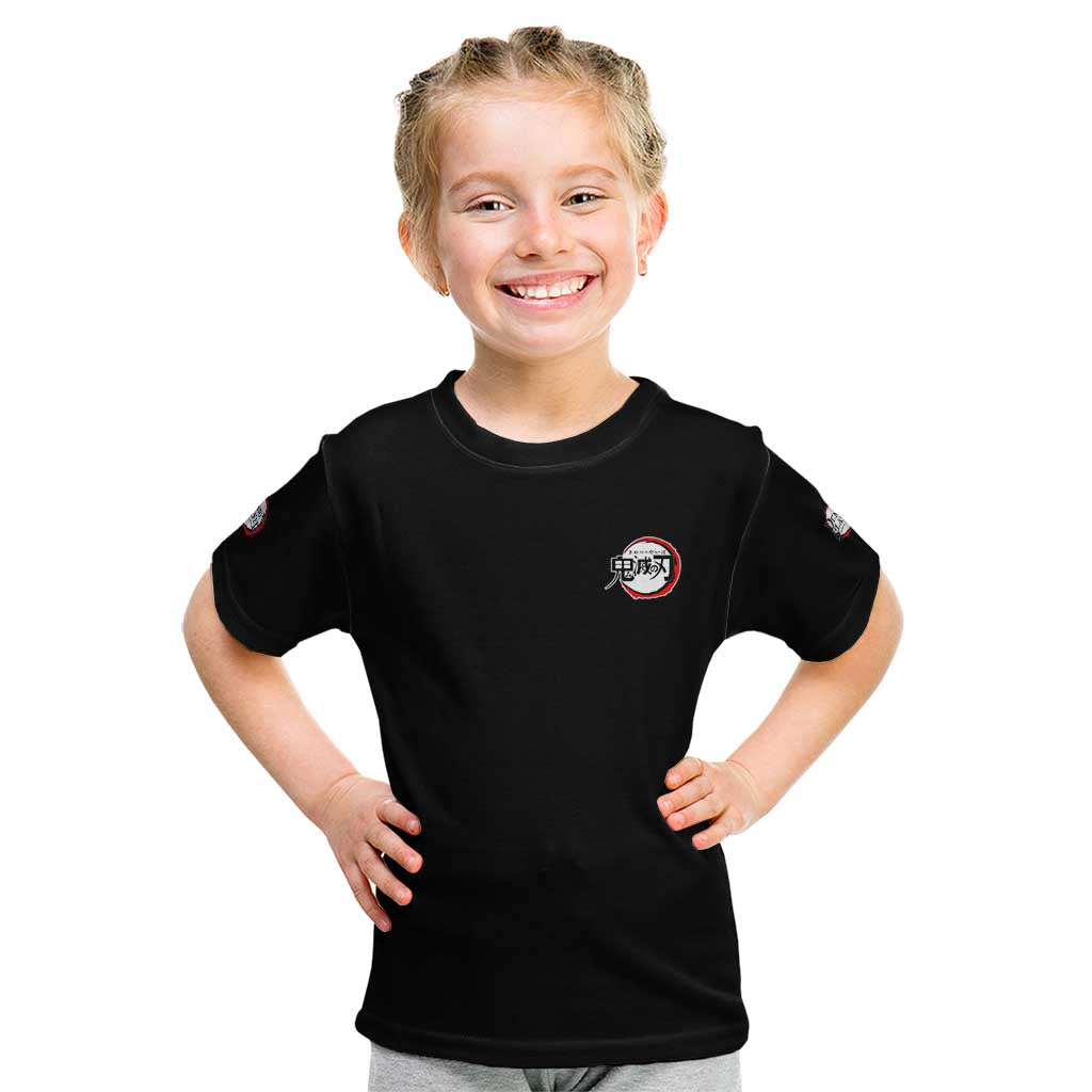 Kyojuro Rengoku vs Akaza Demon Slayer Kid T Shirt Anime Style