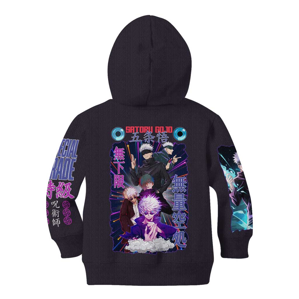 Satoru Gojo V3 Jujutsu Kaisen Kid Hoodie Anime Style
