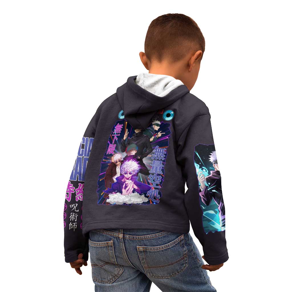 Satoru Gojo V3 Jujutsu Kaisen Kid Hoodie Anime Style
