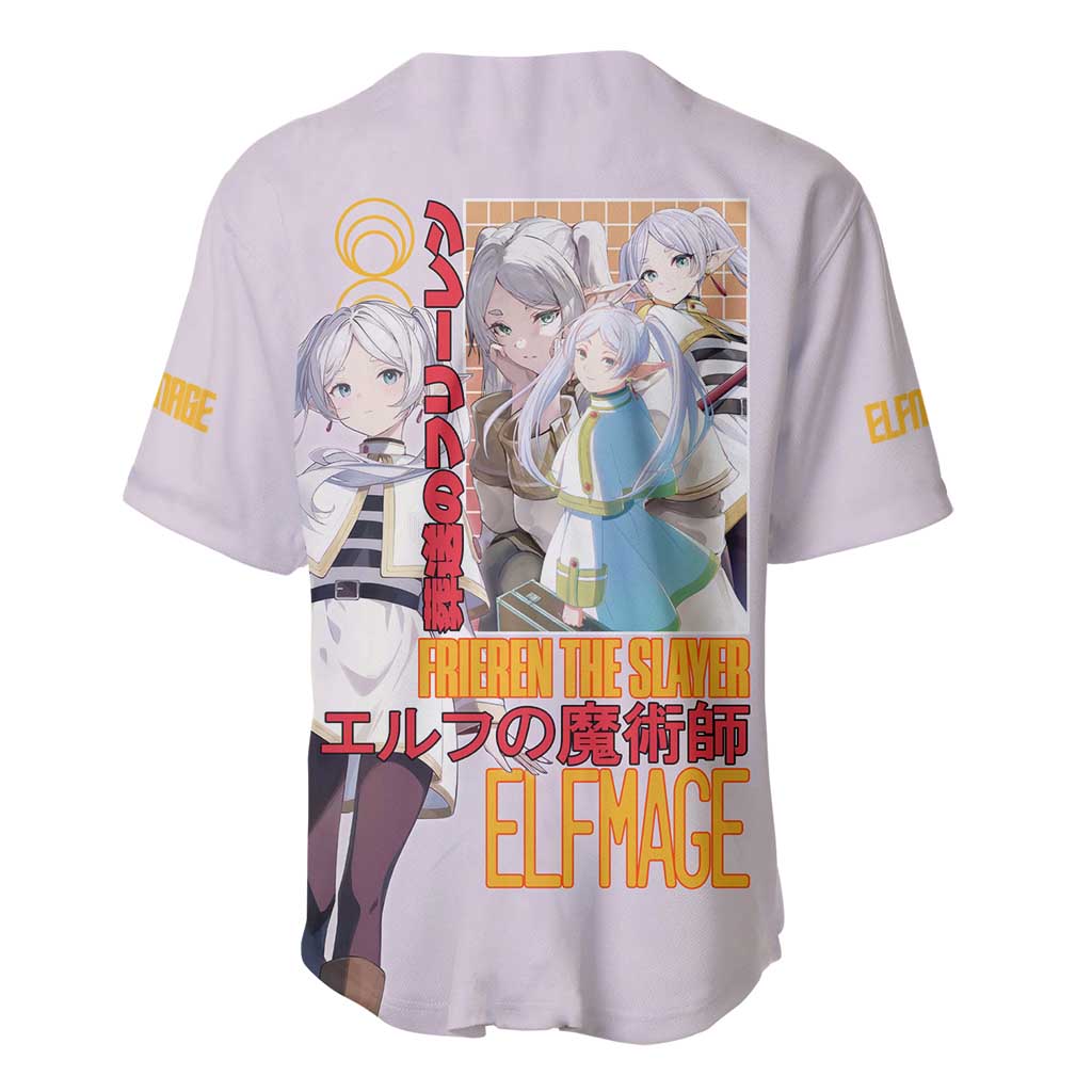 Frieren V2 Frieren Beyond Journey’s End Baseball Jersey Anime Style