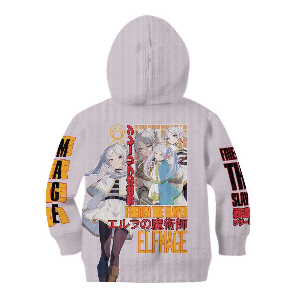 Frieren V2 Frieren Beyond Journey’s End Kid Hoodie Anime Style