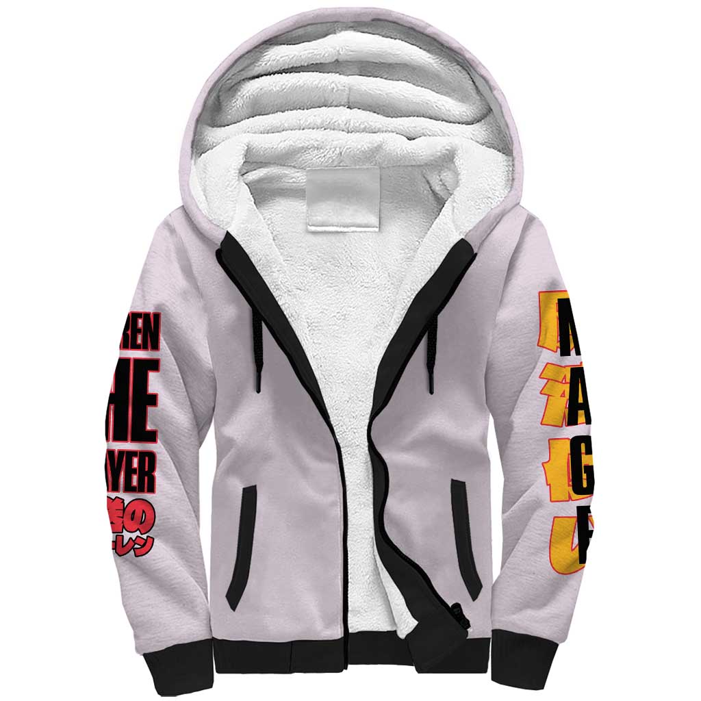 Frieren V2 Frieren Beyond Journey’s End Sherpa Hoodie Anime Style